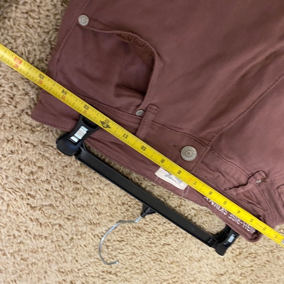 Womens' High Rise Skinny Rose Colored Jeans by Blue Asphalt Sz. L - Picture 13 of 16